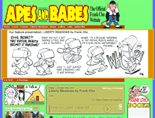 Tablet Screenshot of apesandbabes.com